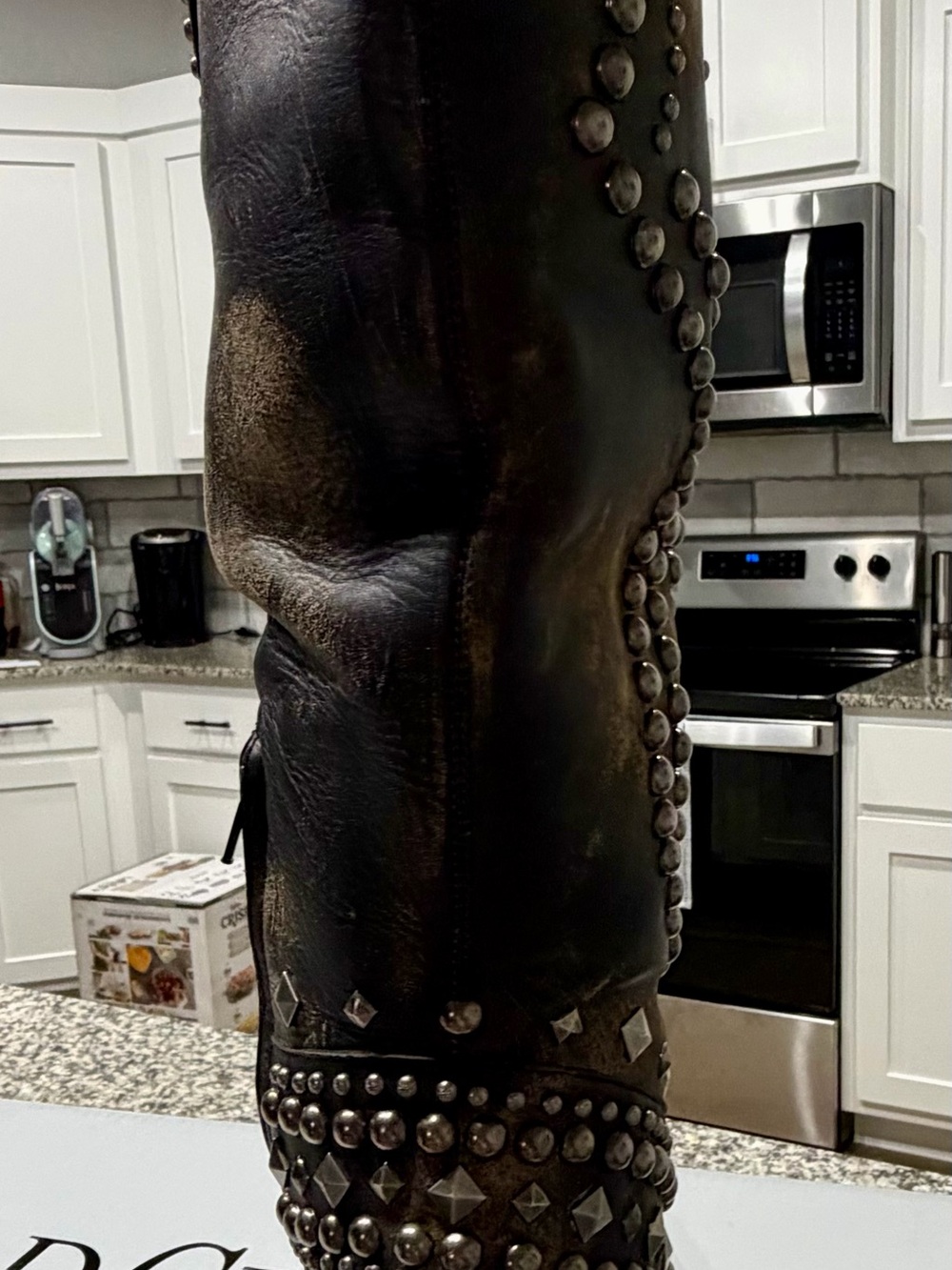 Old Gringo Beige and Black Silver Label Belinda boots relaxed fit size 9. - Picture 9 of 16
